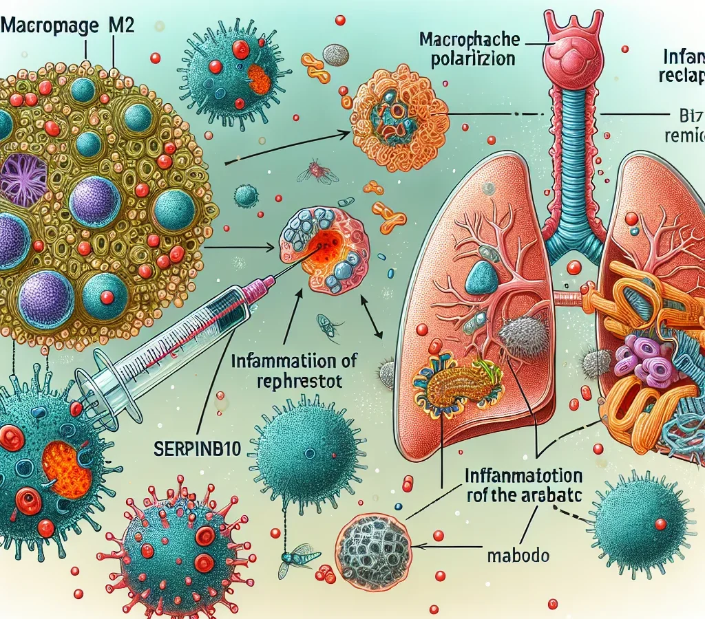 SerpinB10 promueve la polarización de los macrófagos M2 y la inflamación de las vías respiratorias en el asma