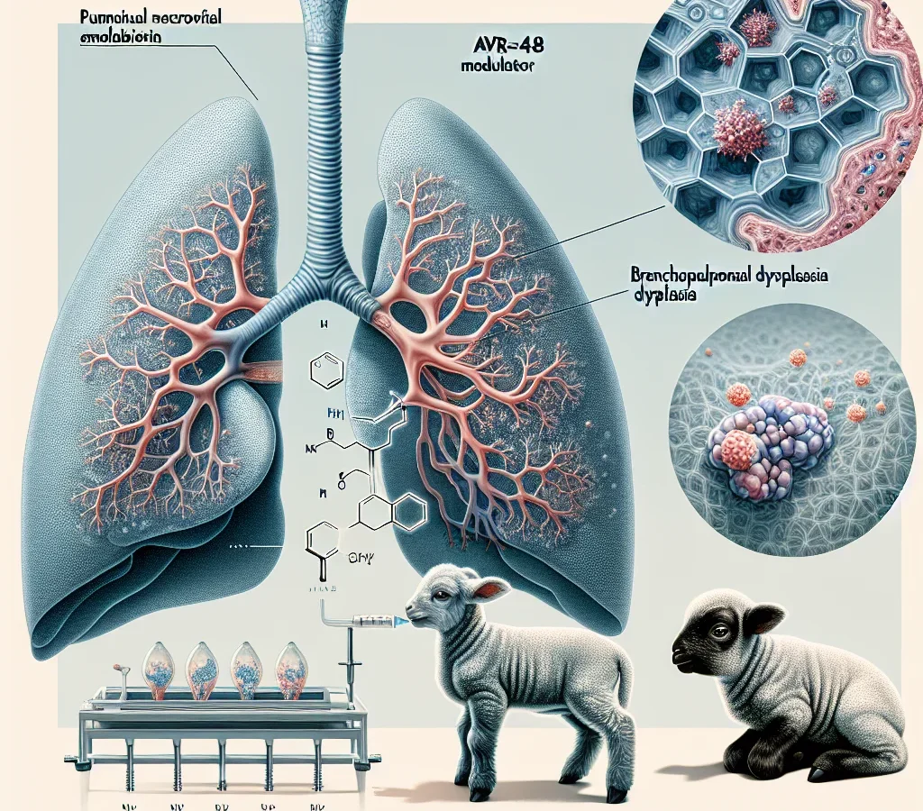 Eficacia pulmonar y neuroconductual de AVR-48, un modulador TLR4, en un modelo de cordero prematuro de displasia broncopulmonar