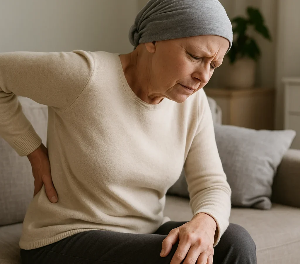 Dolor previo de espalda y articulaciones asociado al síndrome locomotor en cáncer