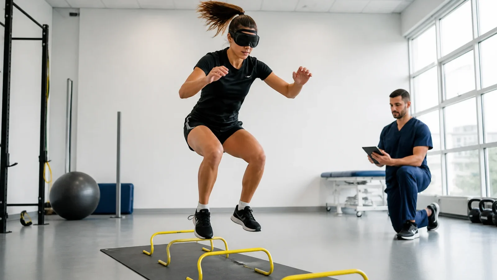 Entrenamiento neurocognitivo con perturbación visual y salto en doble tarea tras reconstrucción del LCA