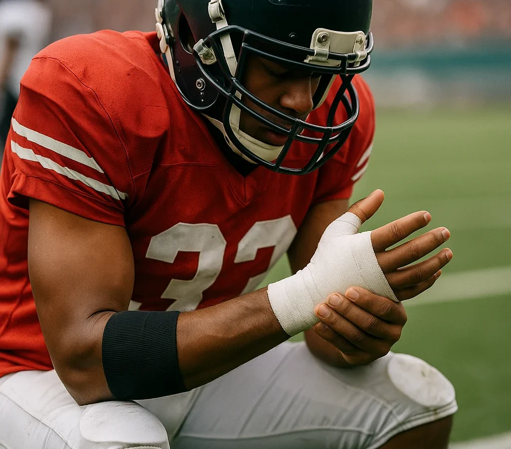 Lesiones de mano en la NFL: regreso al deporte y rendimiento