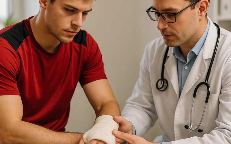 Tratamiento y retorno al deporte en atletas con fractura de escafoides