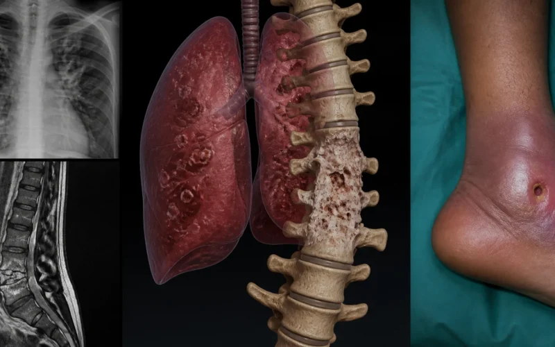 Tuberculosis MDR diseminada con enfermedad de Pott y artritis séptica de tobillo
