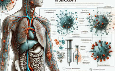 Asociaciones de linfopenia de sangre periférica al curso de la enfermedad, tratamiento y TNF-α en sarcoidosis