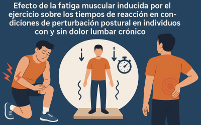 Efecto de la fatiga muscular inducida por el ejercicio sobre los tiempos de reacción en condiciones de perturbación postural en individuos con y sin dolor lumbar crónico